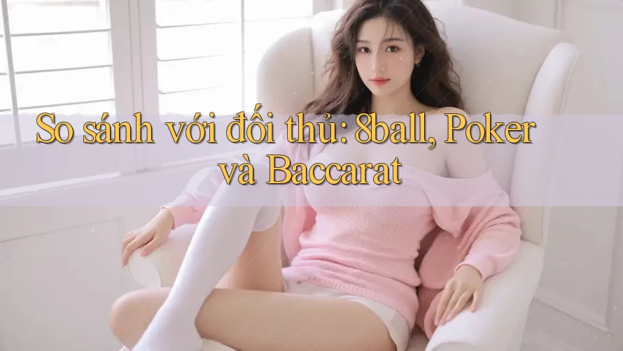 So sánh với đối thủ: 8ball, Poker và Baccarat So sánh với đối thủ: 8ball, Poker và Baccarat
