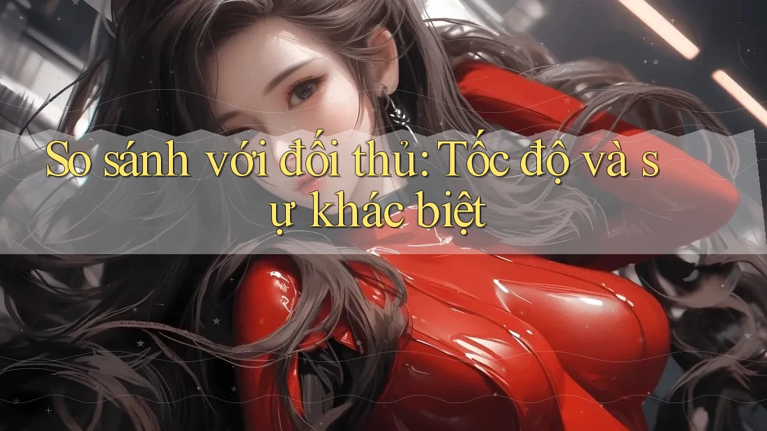 So sánh với đối thủ: Tốc độ và sự khác biệt So sánh với đối thủ: Tốc độ và sự khác biệt