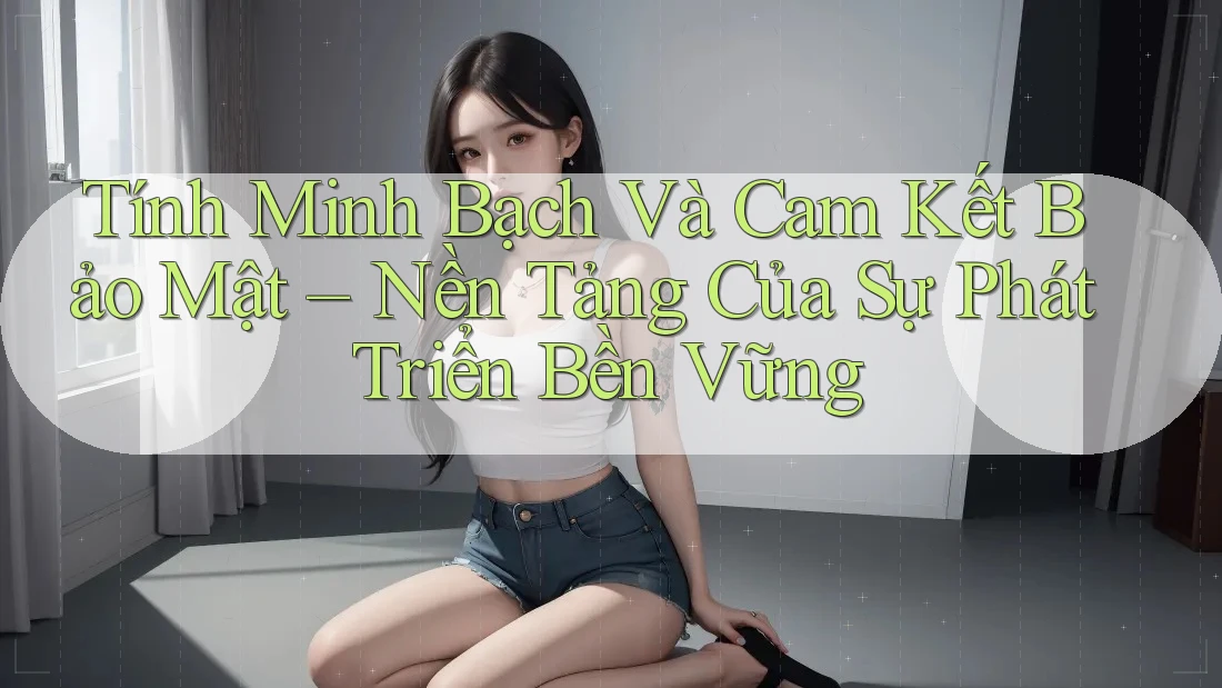 Tính Minh Bạch Và Cam Kết Bảo Mật – Nền Tảng Của Sự Phát Triển Bền Vững Tính Minh Bạch Và Cam Kết Bảo Mật – Nền Tảng Của Sự Phát Triển Bền Vững