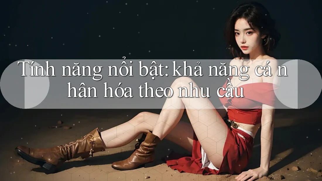Tính năng nổi bật: khả năng cá nhân hóa theo nhu cầu Tính năng nổi bật: khả năng cá nhân hóa theo nhu cầu